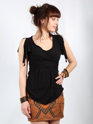 Dámské Topy Toonzshop Chainat Tunic Top Černé | 7634DONIW