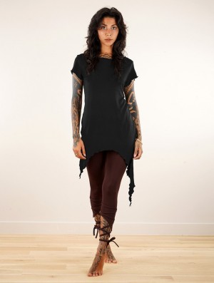 Dámské Topy Toonzshop Himaskhalan Tunic Černé | 3240CRXND