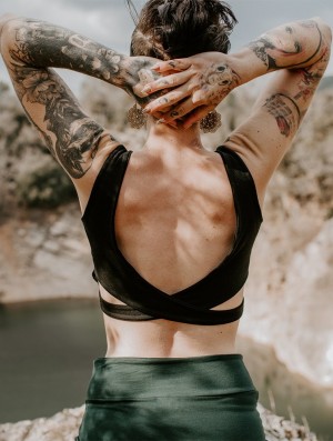 Dámské Topy Toonzshop Isaï Crop Top Černé | 9015IHJVQ