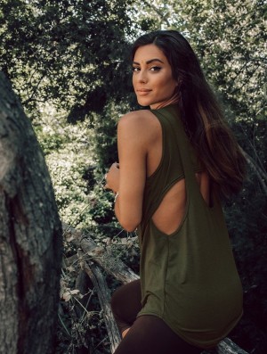 Dámské Topy Toonzshop Leigha Loose Sleeveless Top Olivy Zelené Zelene | 0789TBFCR