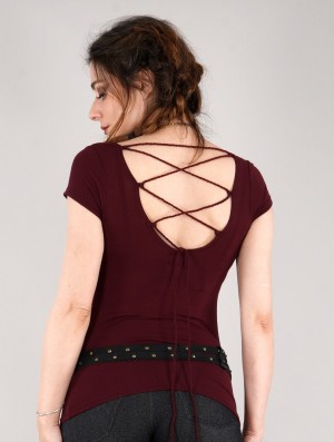 Dámské Topy Toonzshop Näae Top Wine | 4306GOPKE
