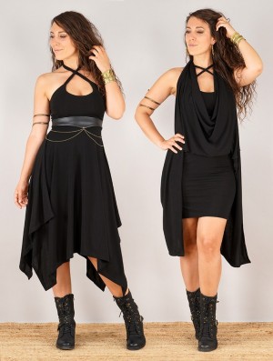 Dámské Šaty Toonzshop Amethyst Short Dress Černé | 4596TIFMH