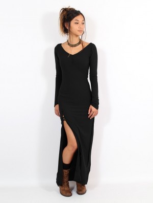 Dámské Šaty Toonzshop Aryäa Long Dress Černé | 3572YQBOF