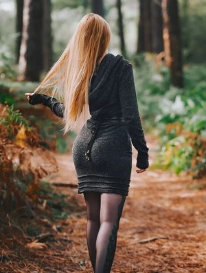 Dámské Šaty Toonzshop Chryzalide Sweater Dress Šedé | 9618UGDCZ