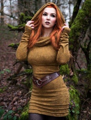 Dámské Šaty Toonzshop Chryzalide Sweater Dress Rusty | 7218GWUAK