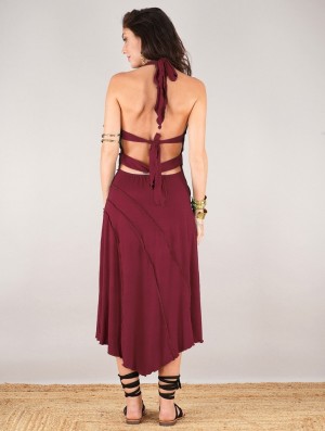 Dámské Šaty Toonzshop I See "Kaylah"Dress Wine | 4125YTDUH