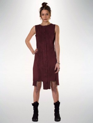 Dámské Šaty Toonzshop Indira Dress Wine | 4859UCQDY