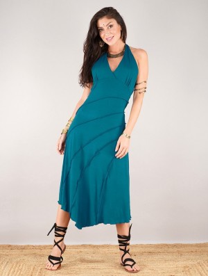 Dámské Šaty Toonzshop Kaylah Dress Teal | 4821KYXVG