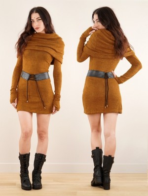 Dámské Šaty Toonzshop Mantra Sweater Dress Rusty | 4803QTGHL