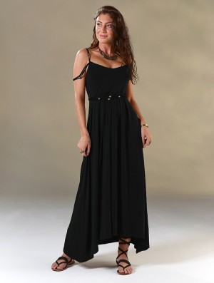 Dámské Šaty Toonzshop Massaläa Long Dress Černé | 0178EBAZH