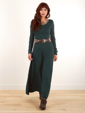Dámské Šaty Toonzshop Melisandre Crochet Long Sleeve Long Sweater Dress Blankyt | 4729CXPWJ