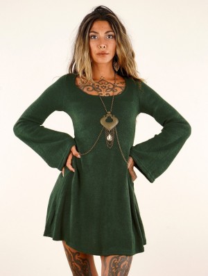 Dámské Šaty Toonzshop Müse Skater Dress Zelene | 7291OHDNW