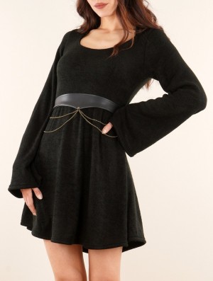 Dámské Šaty Toonzshop Müse Skater Dress Černé | 1734WESRP