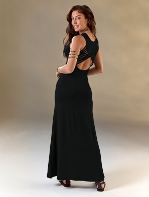 Dámské Šaty Toonzshop Nayantara Long Dress Černé | 9348VHQGC