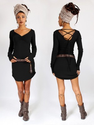 Dámské Šaty Toonzshop Nikkäa Sweater Dress Černé | 2351OECFM