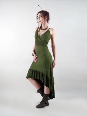 Dámské Šaty Toonzshop Nuria Midi Dress Zelene | 9427IESYB