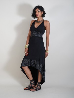 Dámské Šaty Toonzshop Nuria Midi Dress Černé | 6742EUBQS