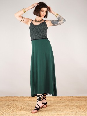 Dámské Šaty Toonzshop Nymph Long Dress With A Crochet Chest Blankyt Šedé | 6483BXYJS