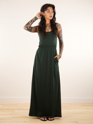 Dámské Šaty Toonzshop Oromë Strappy Long Dress Zelene | 2364QMDXZ