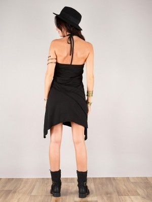 Dámské Šaty Toonzshop Roy' Sleeveless Short Dress Černé | 2476OCXMV