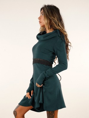 Dámské Šaty Toonzshop Rüune Short Dress Darkteal | 2436GVYBN