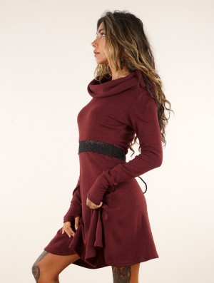 Dámské Šaty Toonzshop Rüune Short Dress Wine | 9450NKDQP