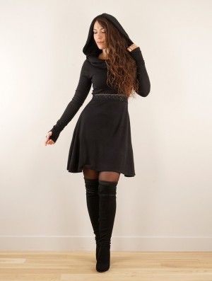Dámské Šaty Toonzshop Rüune Short Dress Černé | 5728UJZEA