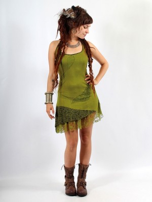 Dámské Šaty Toonzshop Tarmy Dress Zelene | 3172KTBSM