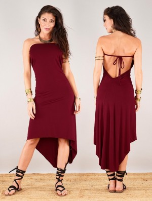 Dámské Šaty Toonzshop Trisha Dress Wine | 5867OPEHR