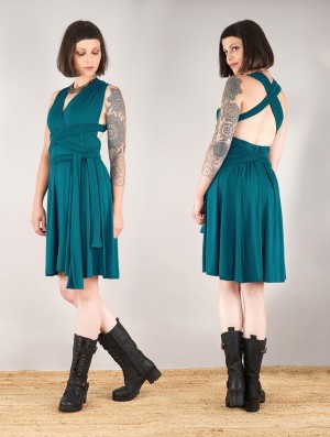 Dámské Šaty Toonzshop Wakiza Short Infinity Dress Blankyt | 6783BYLKJ