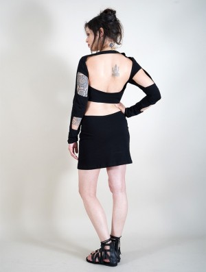 Dámské Šaty Toonzshop Wild Dress Černé | 8319NSAHO