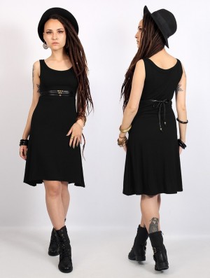 Dámské Šaty Toonzshop Ysïaak Sleeveless Dress Černé | 0798UREYQ