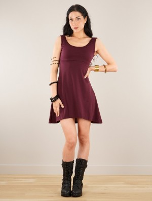 Dámské Šaty Toonzshop Ysïaak Sleeveless Dress Wine | 8470BPSZR