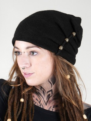 Dámské Čepice Toonzshop Aslany Beaded Beanie Černé | 3605TPXUS