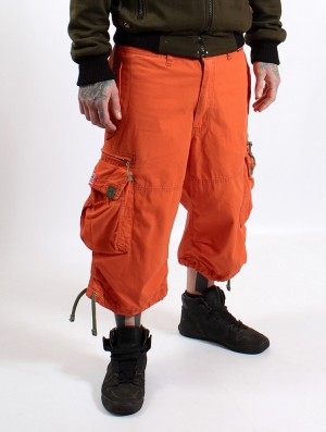 Pánské Kalhoty Toonzshop 3/4 Molecule Cargo Pants 45056 Oranžové | 5832MJGDR