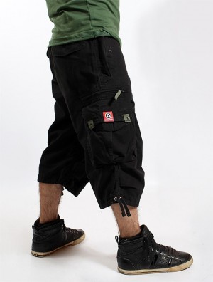 Pánské Kalhoty Toonzshop 3/4 Molecule Pant 45056 Černé | 9562SRGFQ