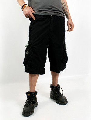Pánské Kraťasy Toonzshop Molecule Cargo Shorts 45020 Černé | 7085GZTOJ