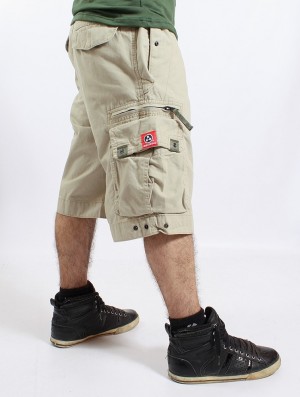 Pánské Kraťasy Toonzshop Molecule Cargo Shorts 45020 Béžový | 1890ZWLUN
