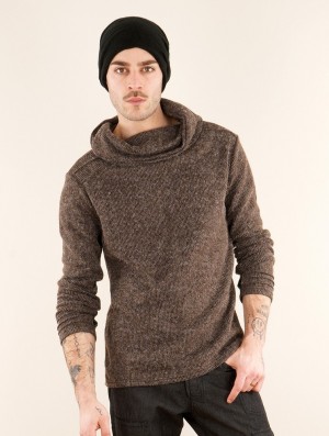 Pánské Svetr Toonzshop Özz Sweater Top Hnědé | 9681UHDFZ