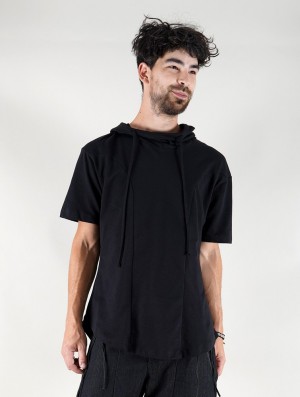 Pánské Tričko Toonzshop Aldaron Hooded T-shirt Černé | 2709UNPKE