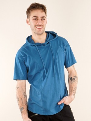 Pánské Tričko Toonzshop Aldaron Hooded T-shirt Blankyt | 7625INSZM