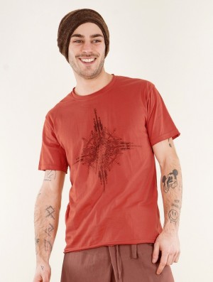 Pánské Tričko Toonzshop Amun Circuit Short Sleeves T-shirt Rusty | 9057NSVWH