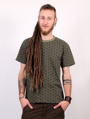 Pánské Tričko Toonzshop Amun Kikko Short Sleeves T-shirt Zelene | 6830QHWON