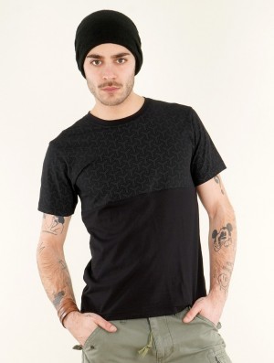 Pánské Tričko Toonzshop Cubyto Kikko Short Sleeves T-shirt Černé | 1394UGYNT